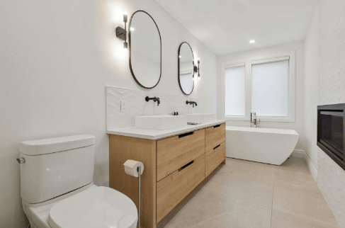 Implement wood accents during your bathroom remodel
